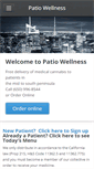Mobile Screenshot of patiowellness.com